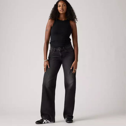 Jeans Low Loose scuro