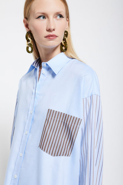 Camicia tessuti diversi