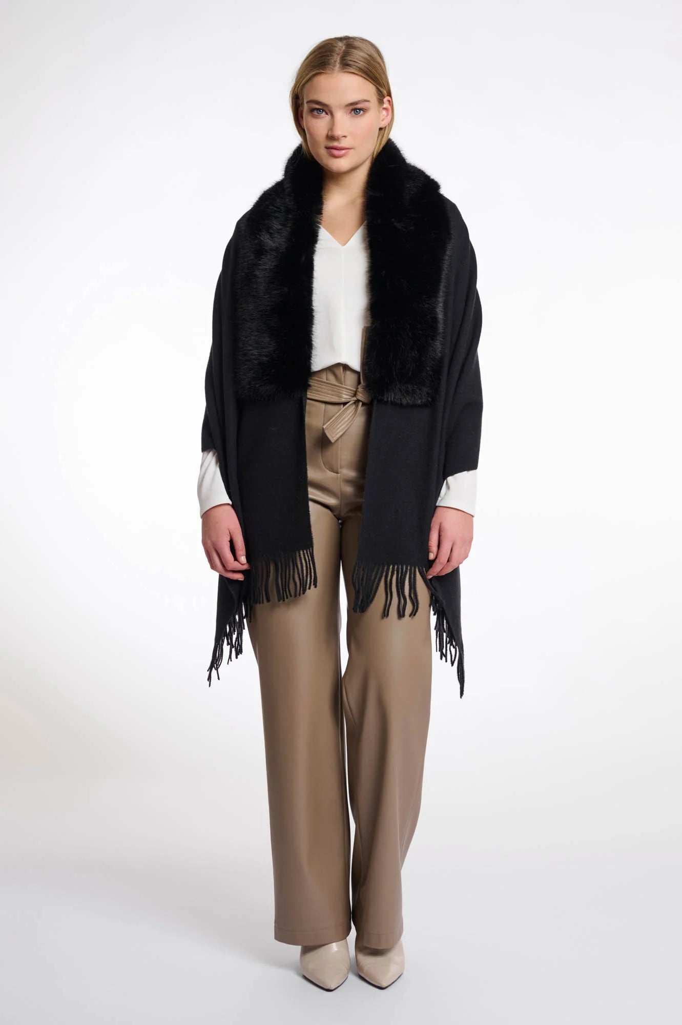 Sciarpa inserto pelo