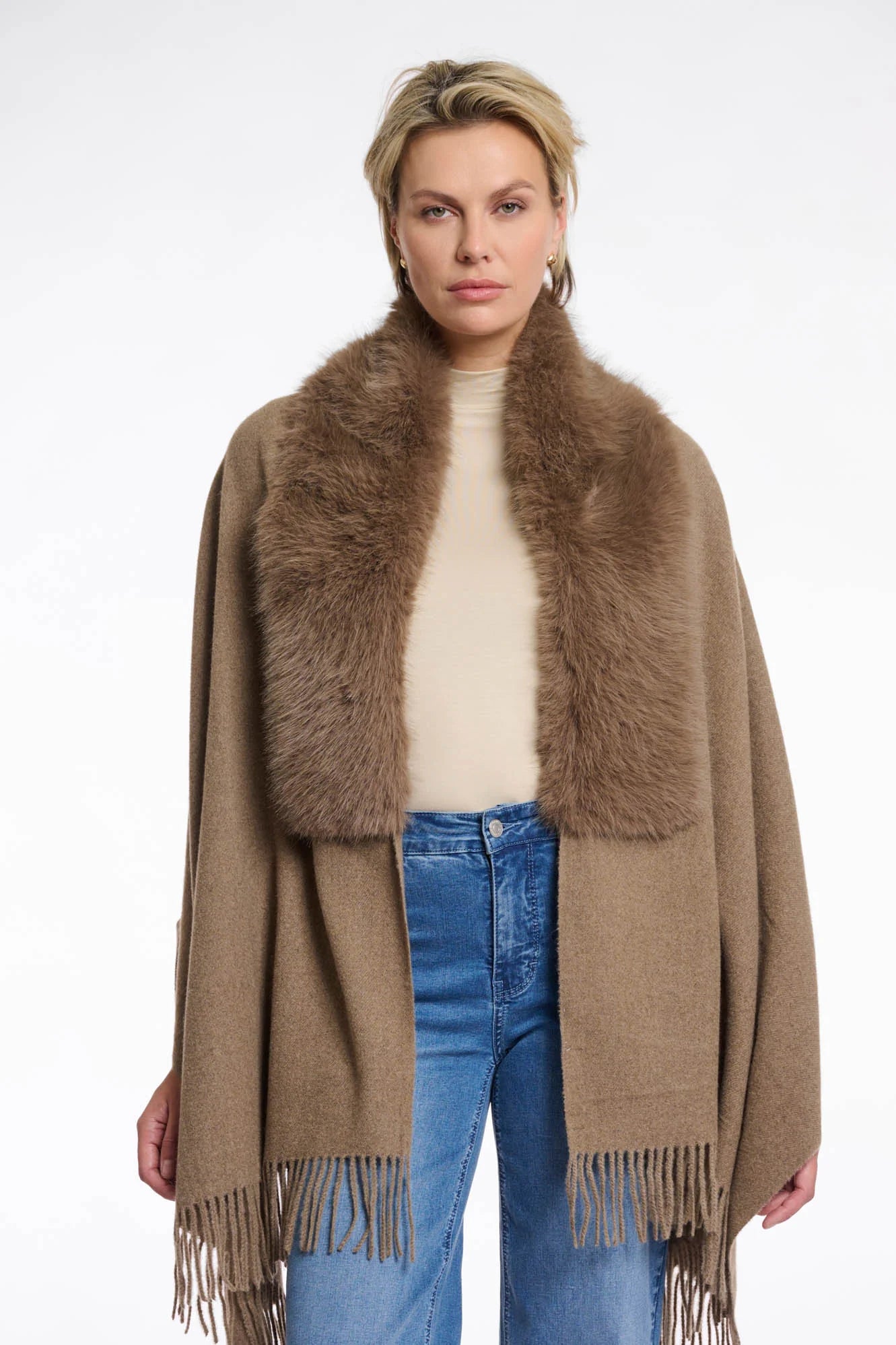 Sciarpa inserto pelo