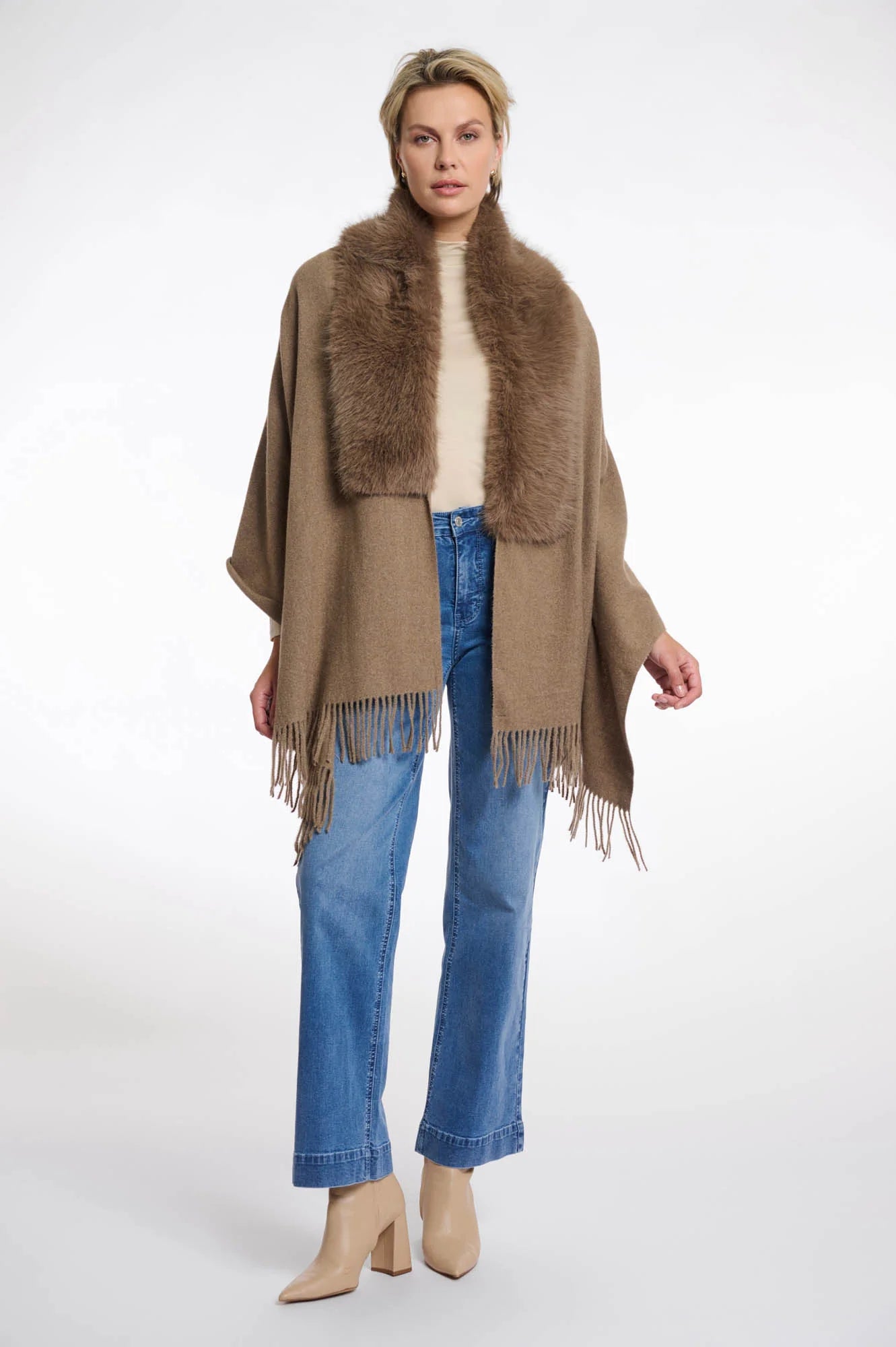 Sciarpa inserto pelo