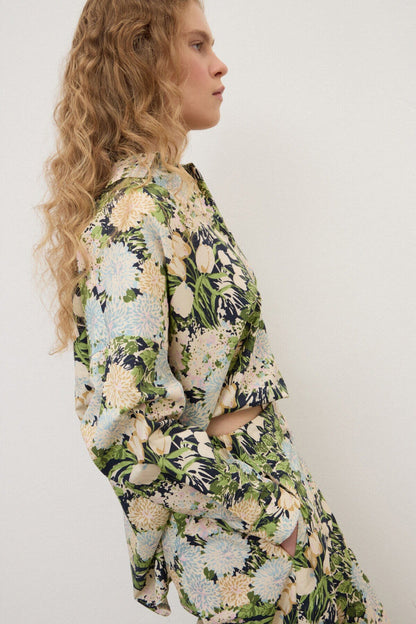 Camicia fantasia fiori
