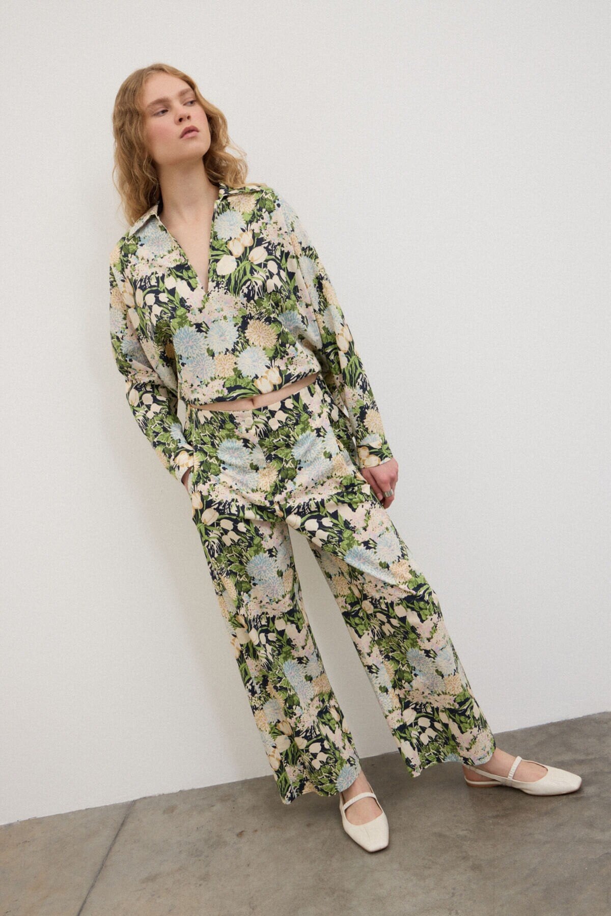 Camicia fantasia fiori