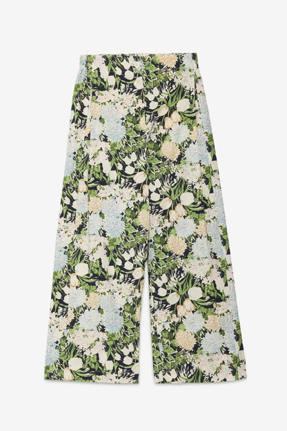 Pantaloni fantasia fiori