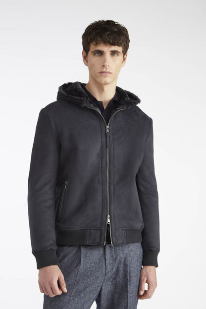 Giubbotto ecomontone cappuccio