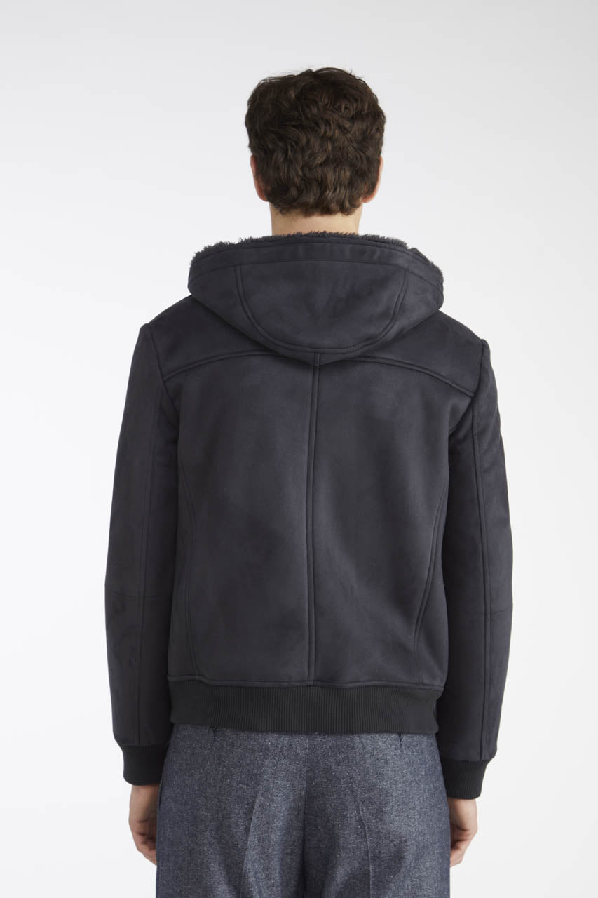 Giubbotto ecomontone cappuccio