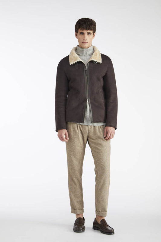 Giubbotto ecomontone cinturino collo