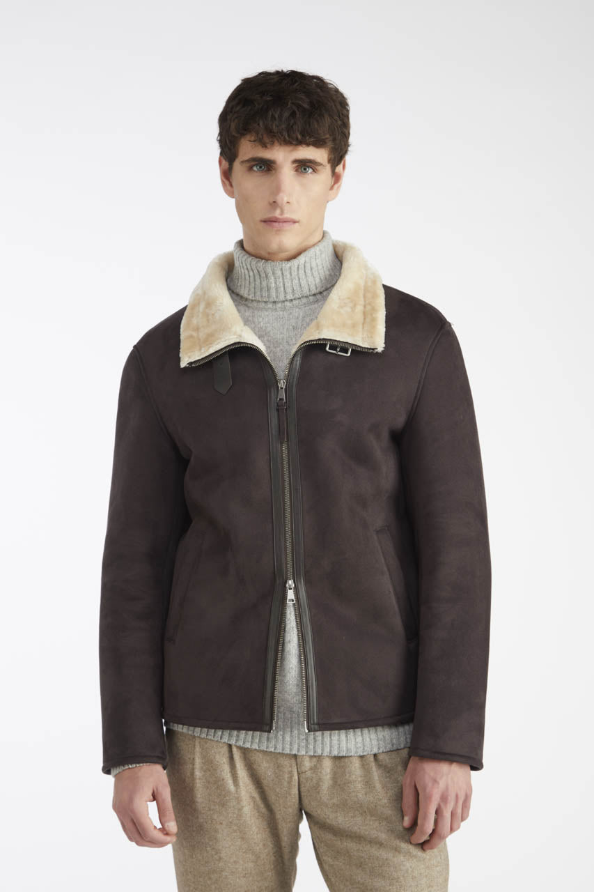 Giubbotto ecomontone cinturino collo