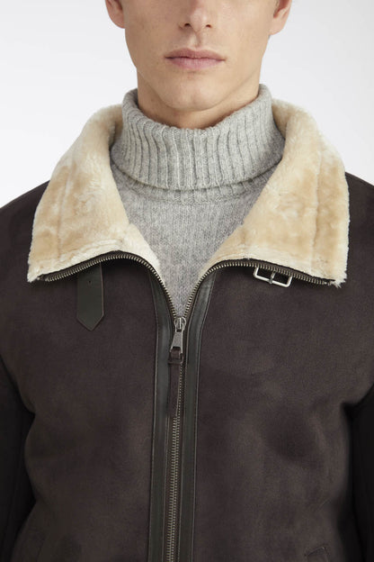 Giubbotto ecomontone cinturino collo