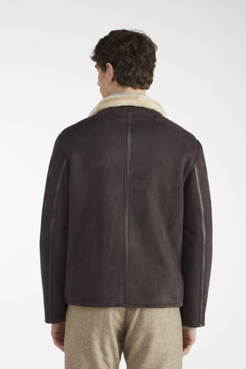 Giubbotto ecomontone cinturino collo