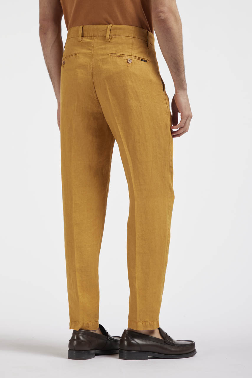 Pantaloni puro lino