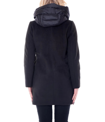 Giaccone finto interno cappuccio