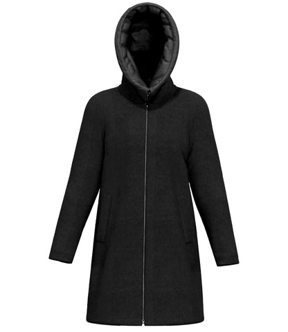 Giaccone finto interno cappuccio