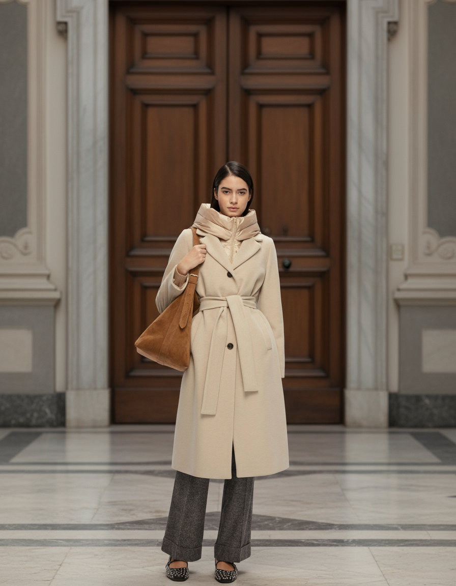 Foto moda tagliata al cappotto