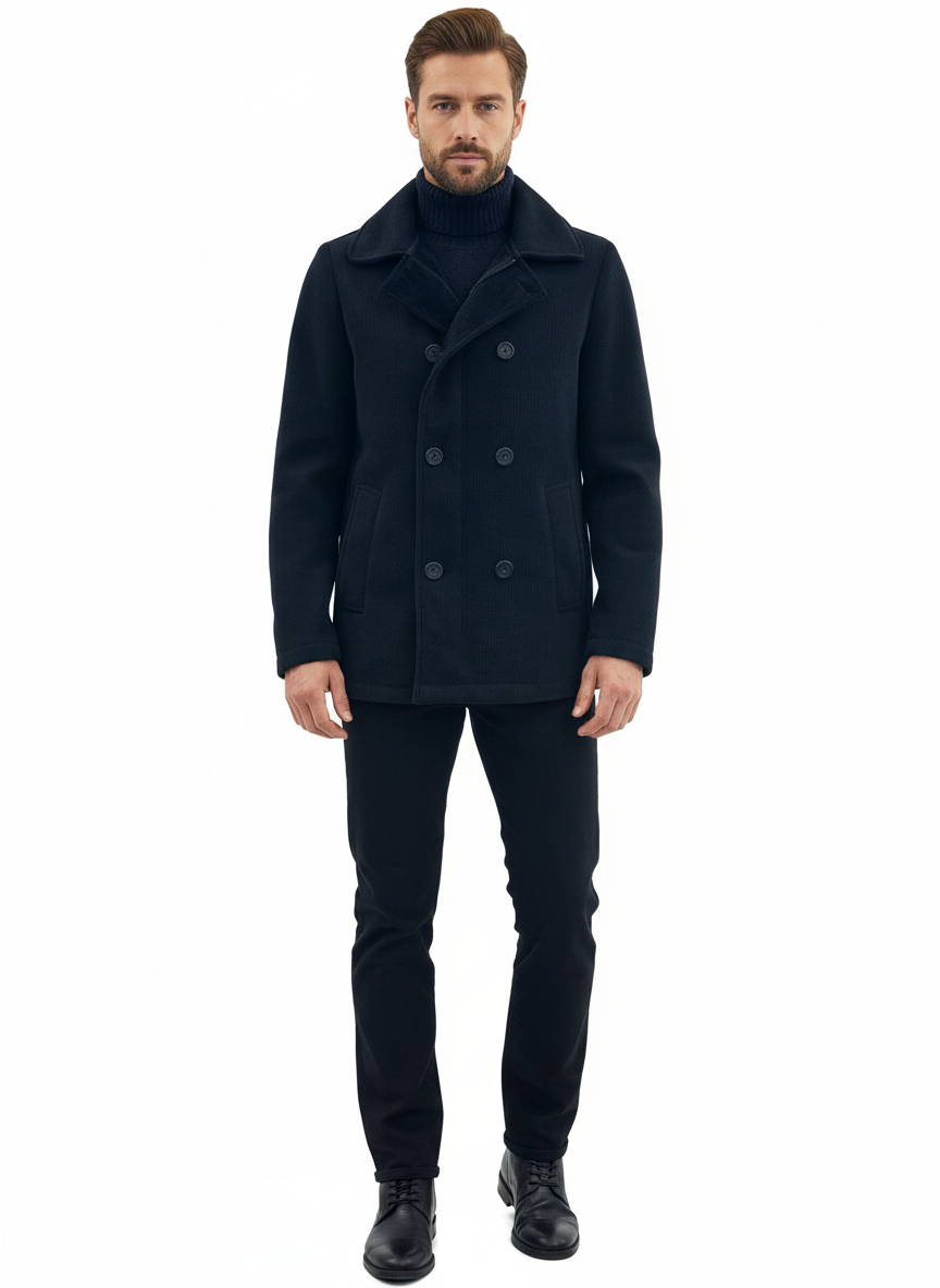 Giaccone velluto peacoat