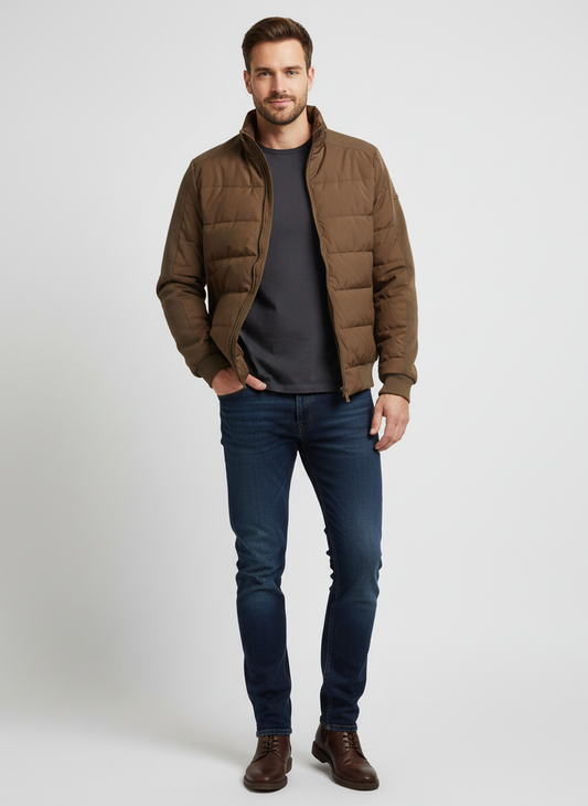 Giubbotto bimaterico