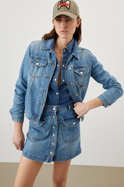 Giubbotto jeans Ross