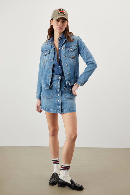 Giubbotto jeans Ross