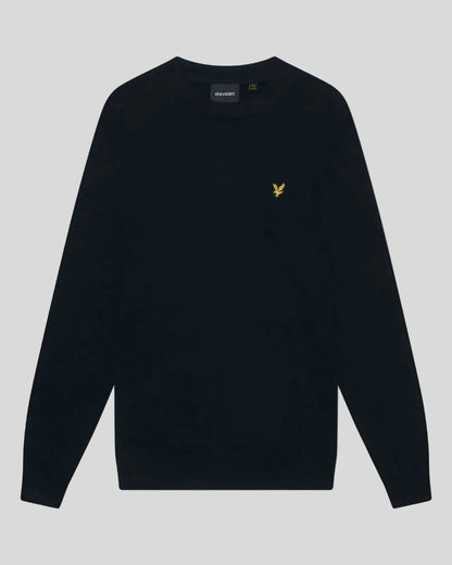 Maglia girocollo cotone merinos