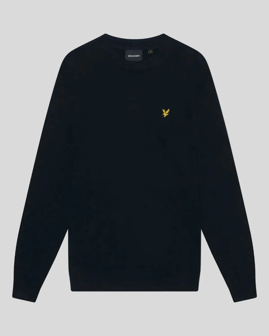 Maglia girocollo cotone merinos