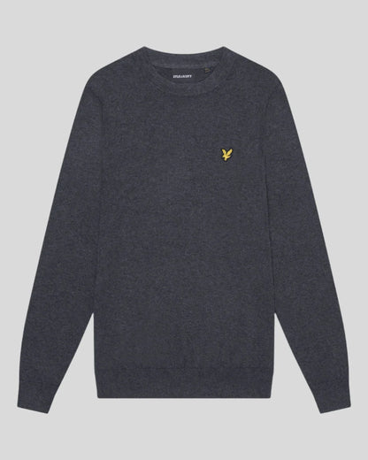 Maglia girocollo cotone merinos