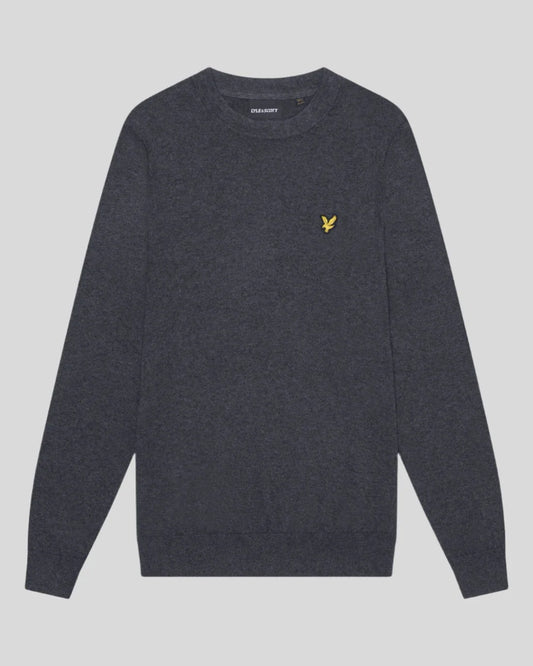 Maglia girocollo cotone merinos