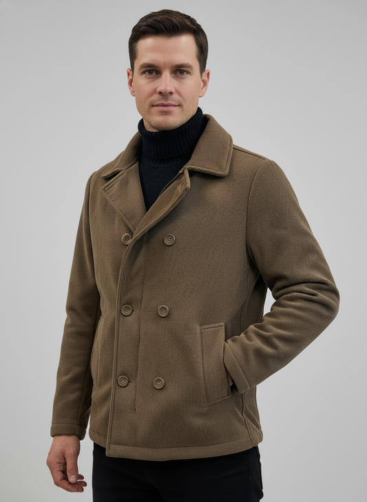 Giaccone velluto peacoat