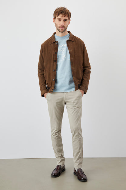 Pantaloni gabardina stretch