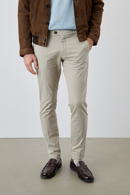 Pantaloni gabardina stretch