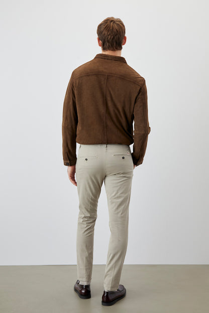 Pantaloni gabardina stretch