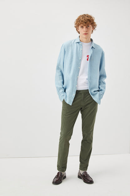 Pantaloni gabardina stretch