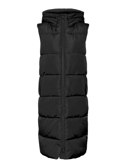 Piumino smanicato lungo