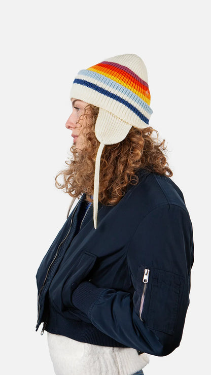 Cuffia righe paraorecchie