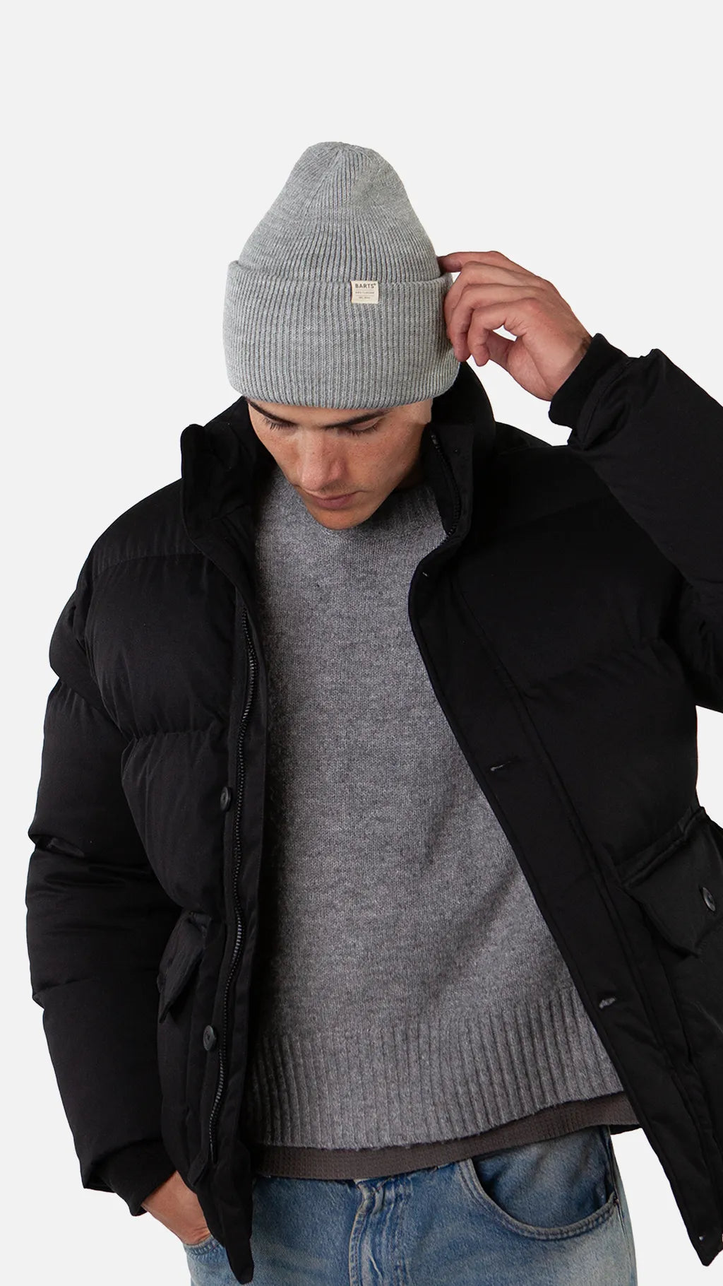 Cuffia risvolto alto