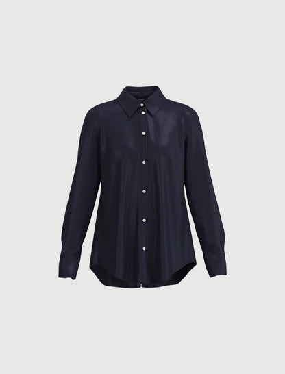 CAMICIA RASO MANICHE LUNGHE