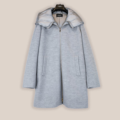 Giaccone lana finto interno