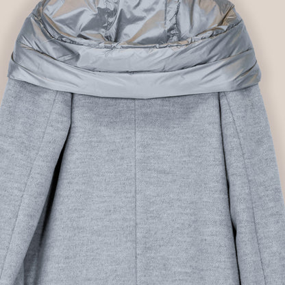 Giaccone lana finto interno