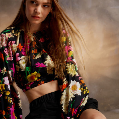 CAMICIA CROP FANTASIA