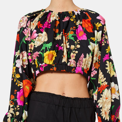 CAMICIA CROP FANTASIA