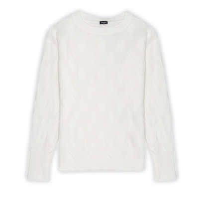 MAGLIA GIROCOLLO INTRECCI