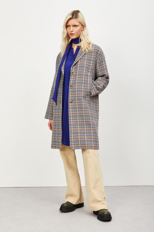 CAPPOTTO PIED DE POULE