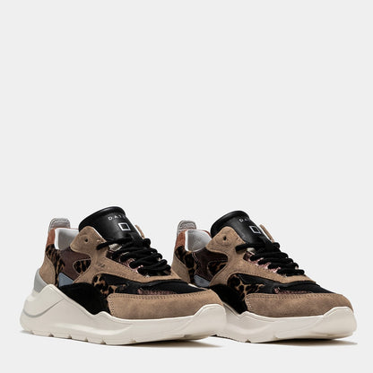 SCARPE FUGA PONY LEOPARD