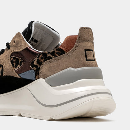 SCARPE FUGA PONY LEOPARD