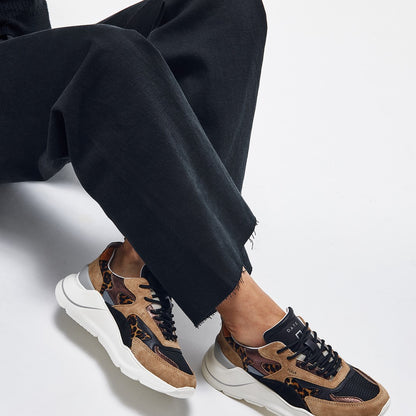 SCARPE FUGA PONY LEOPARD