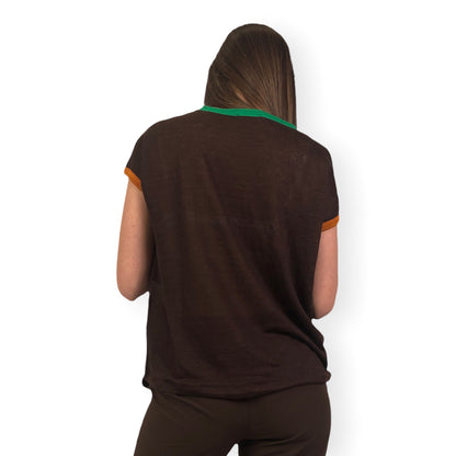 T-SHIRT PROFILI CONTRASTO