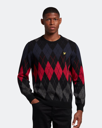 MAGLIA GIROCOLLO LOSANGHE