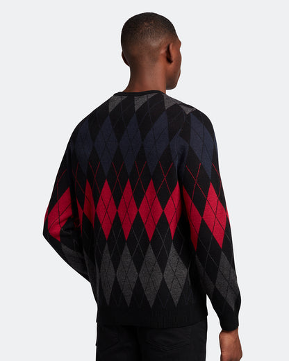 MAGLIA GIROCOLLO LOSANGHE