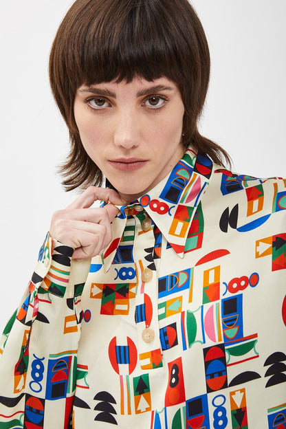 CAMICIA FANTASIA ASTRATTA
