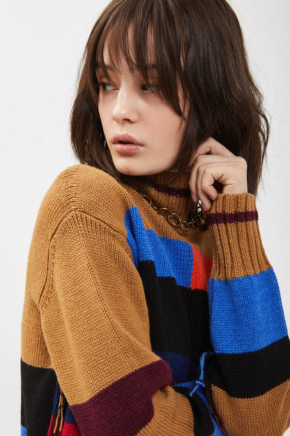 MAGLIA LUPETTO RIGHE DIVERSE