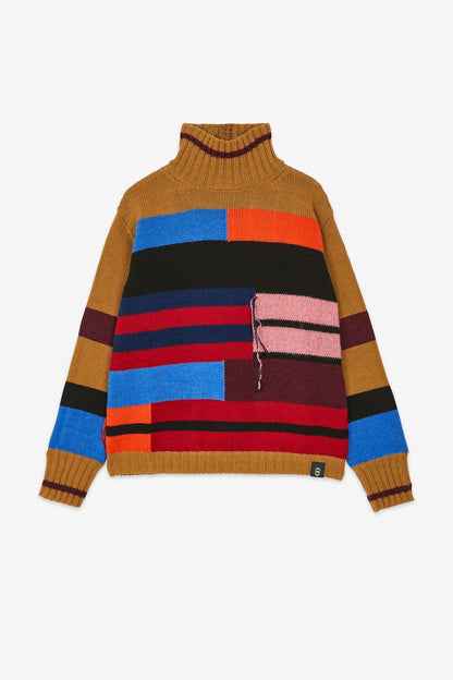 MAGLIA LUPETTO RIGHE DIVERSE